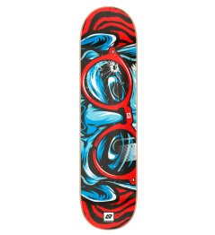 Hydroponic Glasses Skate Board (8.125"|Round Red)