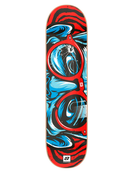Hydroponic Glasses Skate Board (8.125"|Round Red)