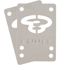 Enuff 1mm Shock Pads Set of 2 (White)