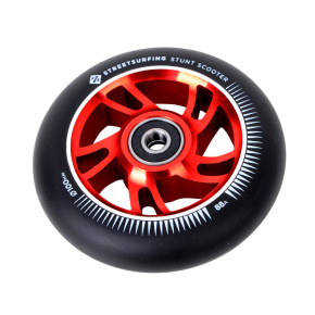 Street Surfing freestyle scooter wheel, 100x24mm, Alu red core, 1 pc