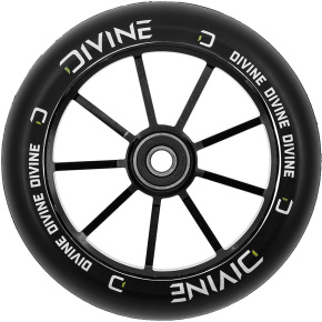 Divine Spoked wheel 120mm black