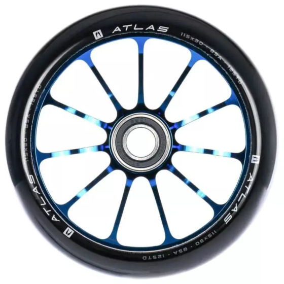 Ethic Atlas Wheel 115x30mm Chrome Blue