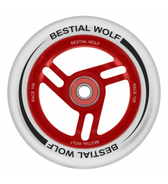 Bestial Wolf Race 100 mm white white wheel