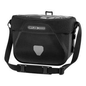 Ortlieb Bag Ortlieb Ultimate Six High Visibility - 6.5 L, reflective waterproof handlebar bag black
