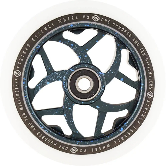 Wheel Striker Essence V3 White 110mm Blue Splas