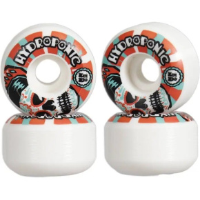 Hydroponic Mexican Skull 2.0 Skateboard Wheels 4-Set (52mm|White/Red)