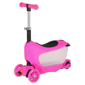 Three-wheeled scooter NILS EXTREME HJD04 pink