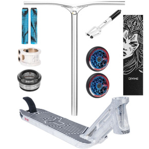 Freestyle Scooter Custom Divine X Triad X Oath Silver