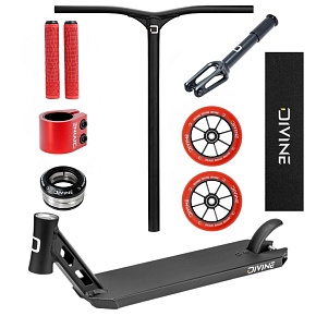 Freestyle Scooter Custom Divine Park ALU Black/Red