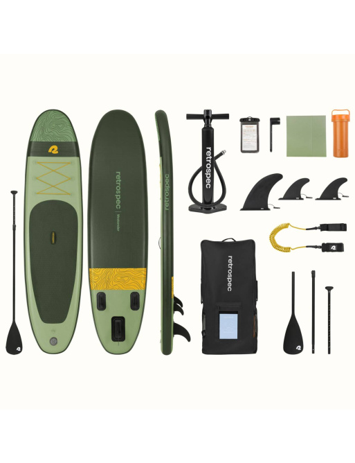 Retrospec Weekender SL 10' Inflatable Paddleboard (Wild Spurce)