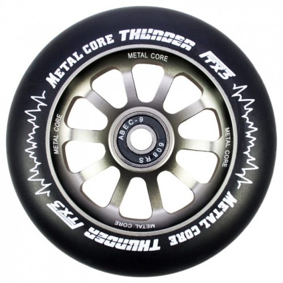 Metal Core Thunder 120 mm wheel black