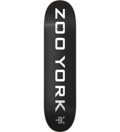 Zoo York Classic Logo Block Skate Board (8"|Black)
