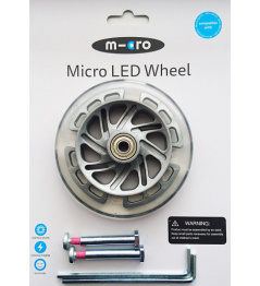 Illuminated 120 mm LED Wheels for Mini Micro - 2pcs