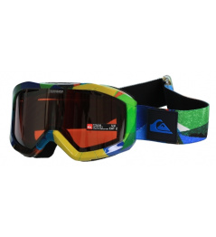 Snow Goggles Quiksilver Fenom Art Mirror green / orange chrome 2013/14