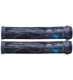 ODI Hucker Flangeless Gripy (160mm|Černá/Modrá)