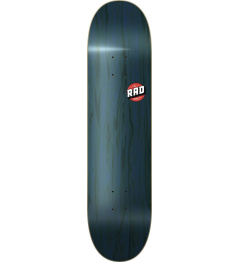 RAD Blank Logo Skate Board (8"|Navy Maple)