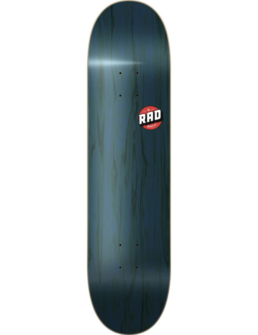 RAD Blank Logo Skate Board (8"|Navy Maple)