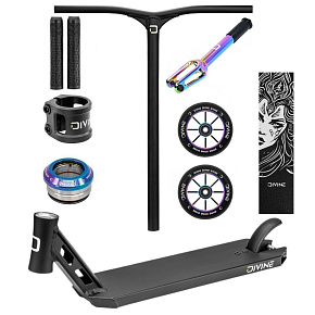 Freestyle Scooter Custom Divine Park ALU Black/Neochrome