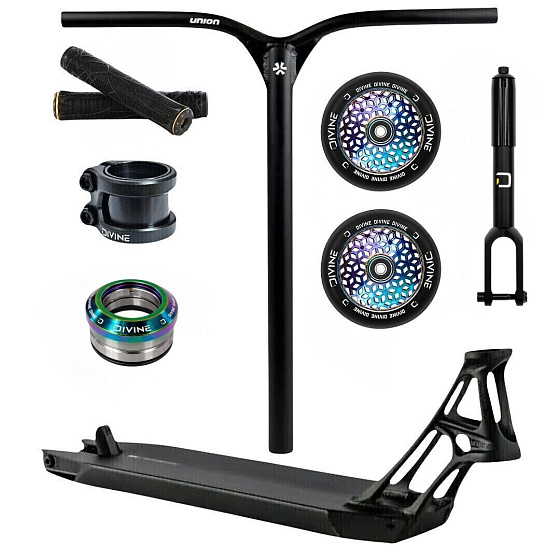 Freestyle Scooter Custom Ethic × Divine Park – 460 × 130 mm / 110 × 24 mm / IHC – black