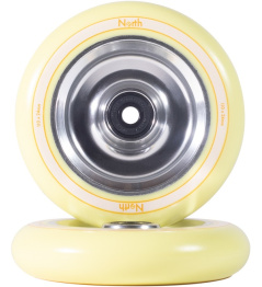 North Fullcore Scooter Wheel (24mm | Silver/Cream)
