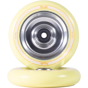 North Fullcore Scooter Wheel (24mm | Silver/Cream)