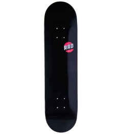 RAD Blank Logo Skate Board (8.25"|Black)