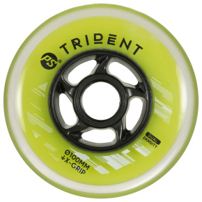 Powerslide Trident wheels (1pc), X-Grip, 100