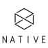 Native Logo white sticker