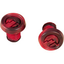 North Industry Black/Red Swirl grips