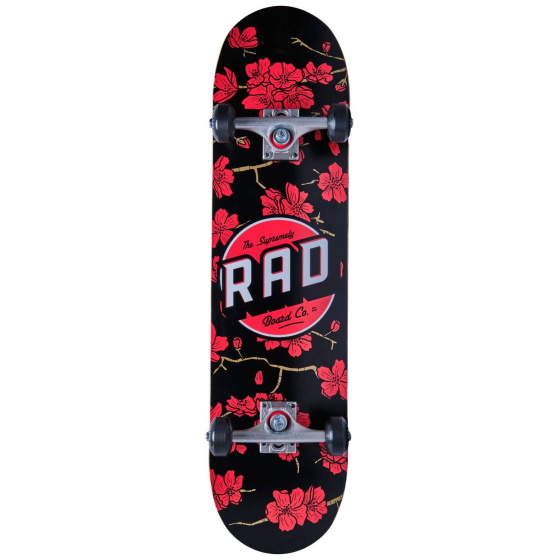 RAD Cherry Blossom Skateboard Set (7.75"|Black)