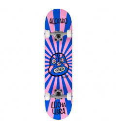 Enuff Lucha Libre Mini Complete Skateboard Pink / Blue 7.25 x 29.5