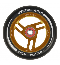 Bestial Wolf Race 110 mm wheel black orange