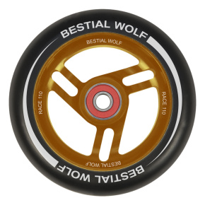 Bestial Wolf Race 110 mm wheel black orange