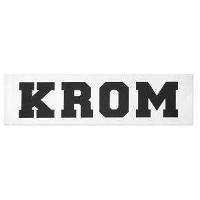 Set of KROM resin stickers 25pcs