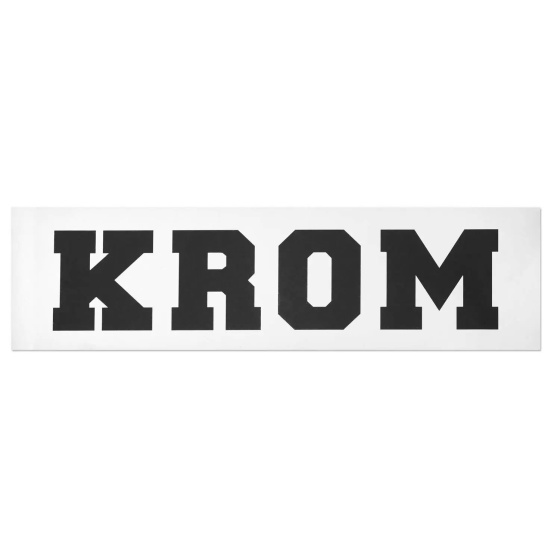 Set of KROM resin stickers 25pcs