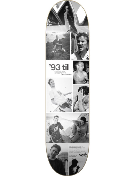 Verb 93 Til Collage Skate Board (8.25"|B&W)