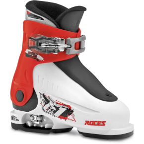 Roces Idea Up 6in1 Adjustable Kids Ski Boots (16.5-18.5|White/Red)