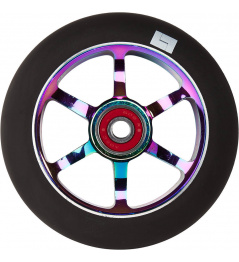 Logic 6 Spoke 110mm Pro Scooter Wheel (110mm | Neochrome)