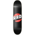 RAD Checker Skate Board (8"|Black/Grey)