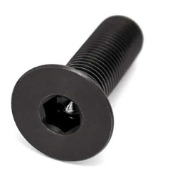 TLC Solid Titanium BMX Crank Spindle Bolt (Black)