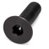 TLC Solid Titanium BMX Crank Spindle Bolt (Black)
