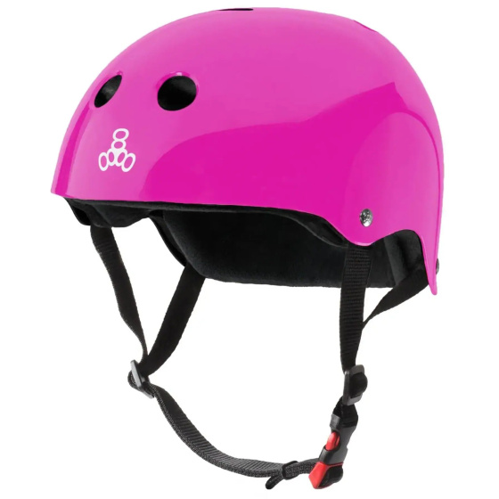 Helmet Triple Eight Certified Sweatsaver S-M Pink Glossy