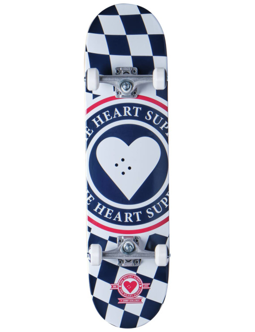 Heart Supply Insignia Check Skateboard Set (8"|Blue)