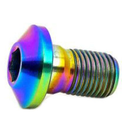 TLC Profile/Madera Titanium BMX Sprocket Bolt (Rainbow)