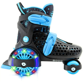 Core Newbie Nastavitelný Trekové Brusle Dětské (Černá|30-33)