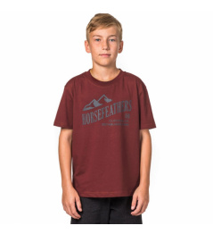 Horsefeathers Ripple t-shirt ruby 2017/18 vell.XXL