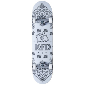 Skateboard KFD Bandana Set 8 "White