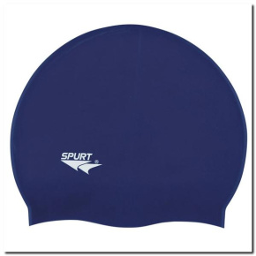 MONOCHROME SILICONE CAP SPURT-DARK BLUE F248