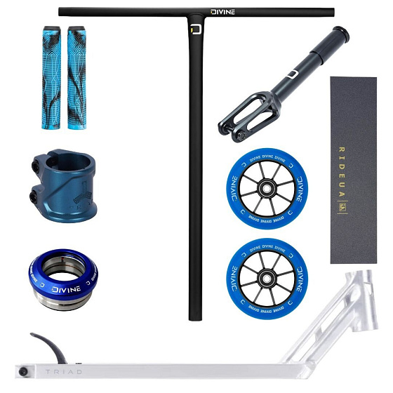 Freestyle scooter Custom Divine X Triad Vixen V2 520mm blue/silver