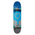 Blueprint Spray Heart V2 Skateboard Complete (7.5"|Blue/Silver/Turquoise)